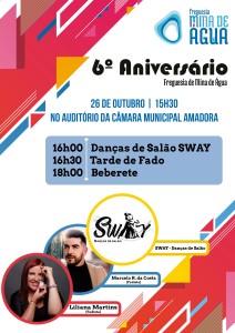 Cartaz 6º Aniversário da Junta V2